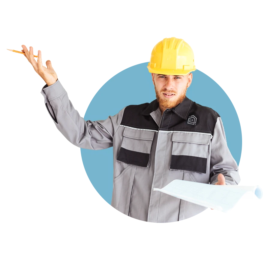 Ouvrier de chez ABK Agencement Rénovation